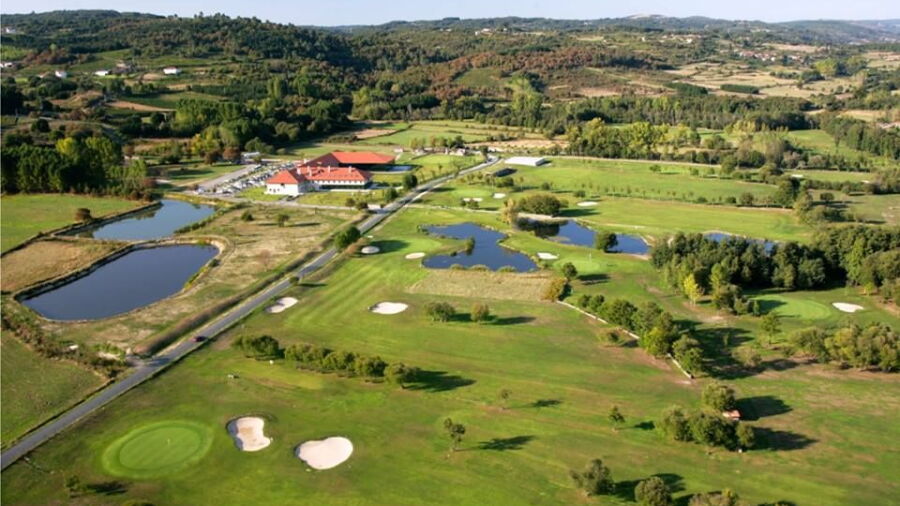 Augas Santas GC: Aerial view
