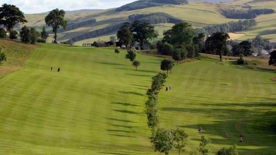 View from Galashiels Golf Club