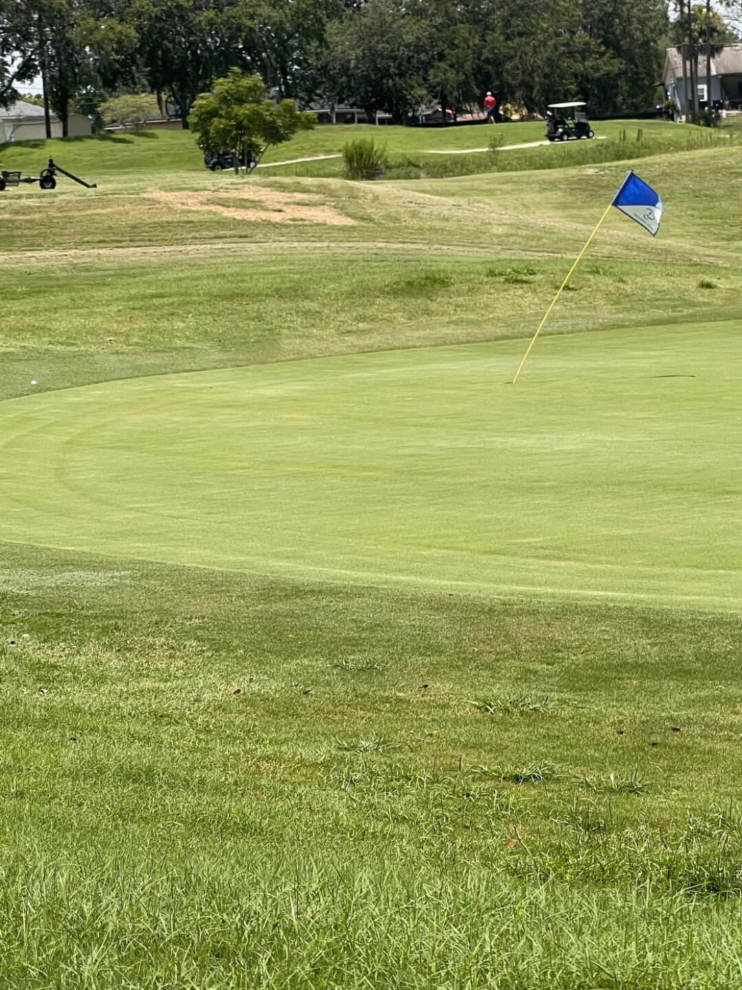 Frustrated players before me left it like this to protest all the leaning pins. (Photo submitted by FloridaGolferNow on 07/21/2026)