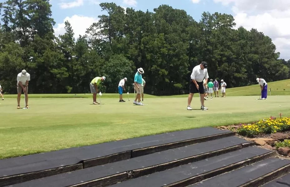 Palmer at Woodlands CC: Practice area