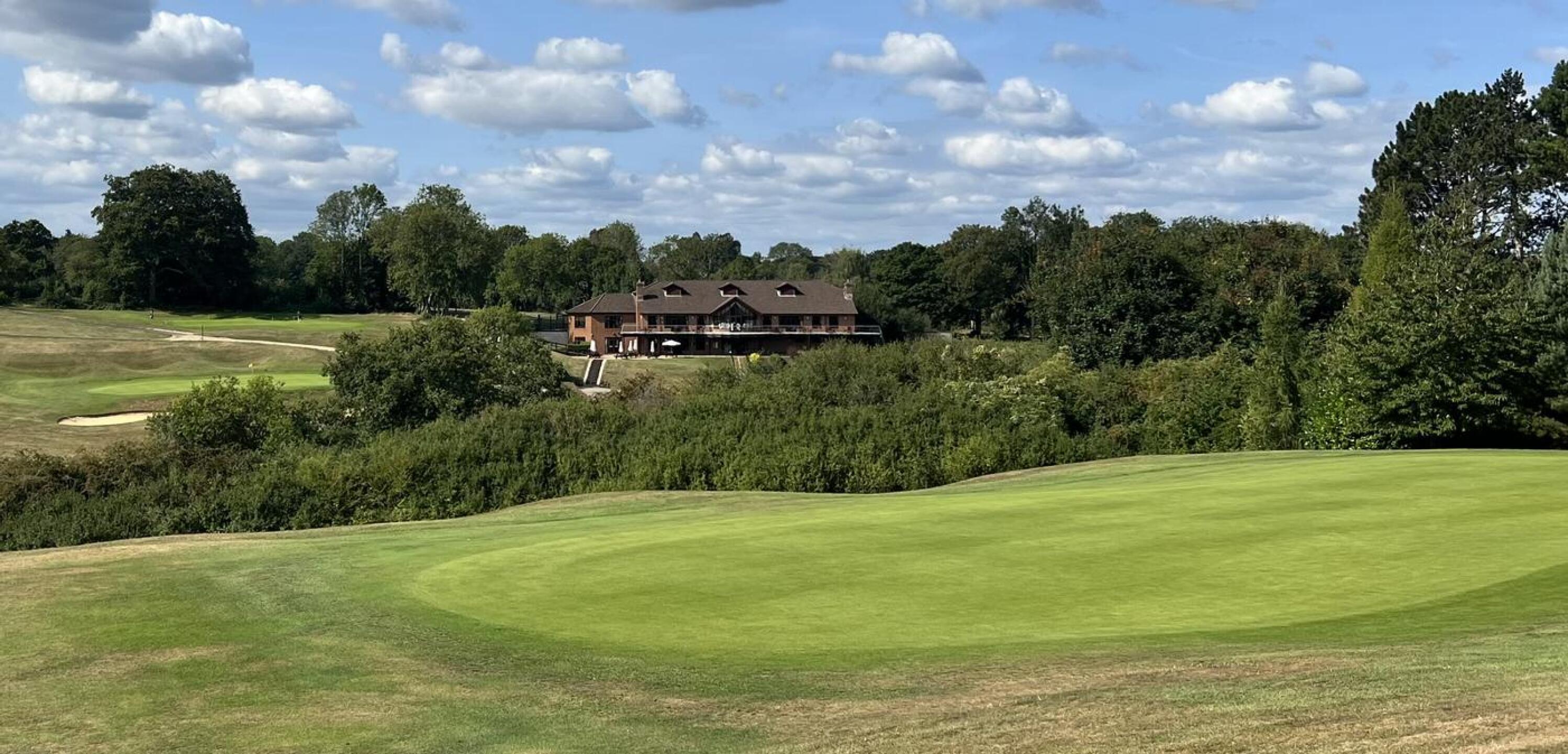 View from second hole green back to clubhouse (Photo submitted by Gazzola on 08/23/2025)
