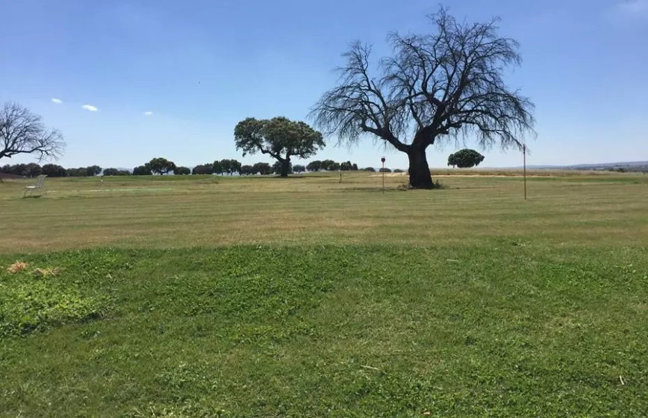 Galisteo Golf Municipal: Practice area