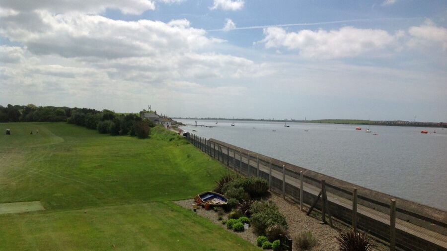 1st tee on the Knott End Golf Course