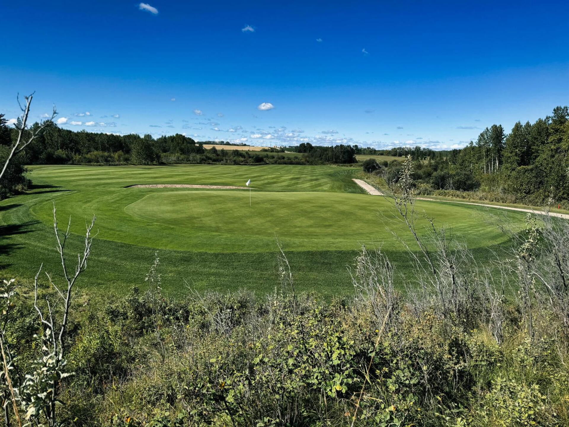 Tooth of the Dogpound Creek GC, Hole 13, Par 4, 372 yds (Photo submitted by DYakimec on 12/15/2024)