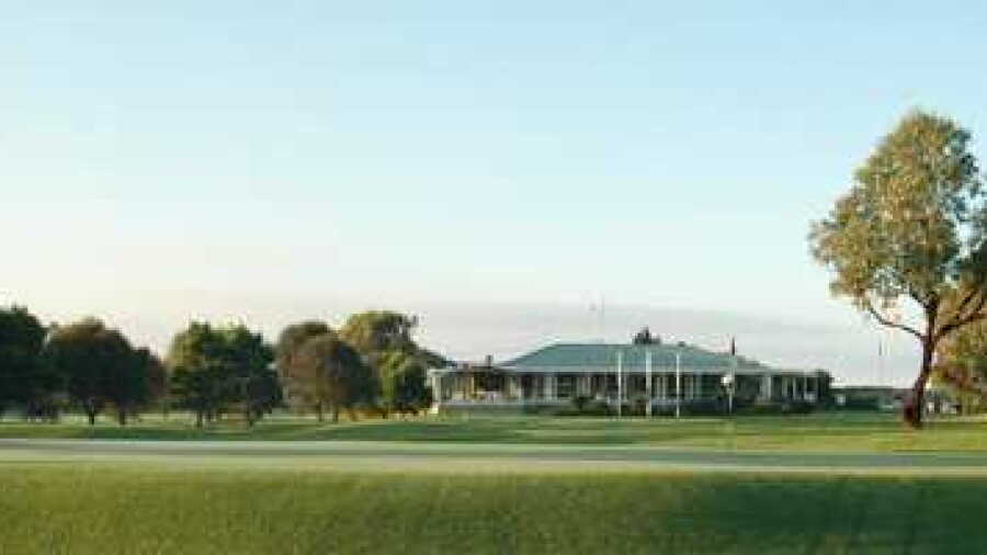 Ocean Grove GC: Clubhouse & #1