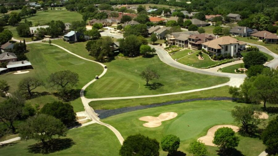 Riverhill CC: aerial view