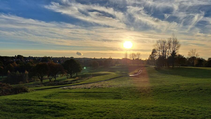 Bury Golf Club - sunset