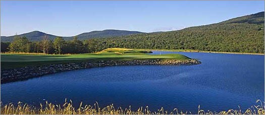 Playing private courses (like the Stowe Mountain Club, above) is just one of the perks of taking Stowe, Vermont golf vacations.