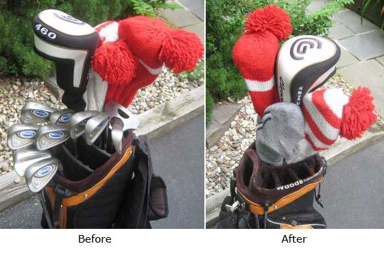 How To Pack Golf Clubs For Air Travel: Tips For Safe Transport Before And After Packing Comparison