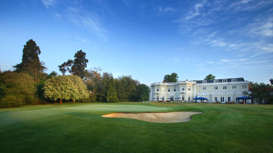 Burhill GC - New: #18 & clubhouse
