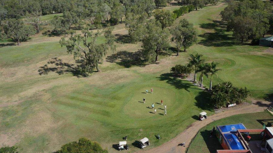Aerial view from Emerald GC