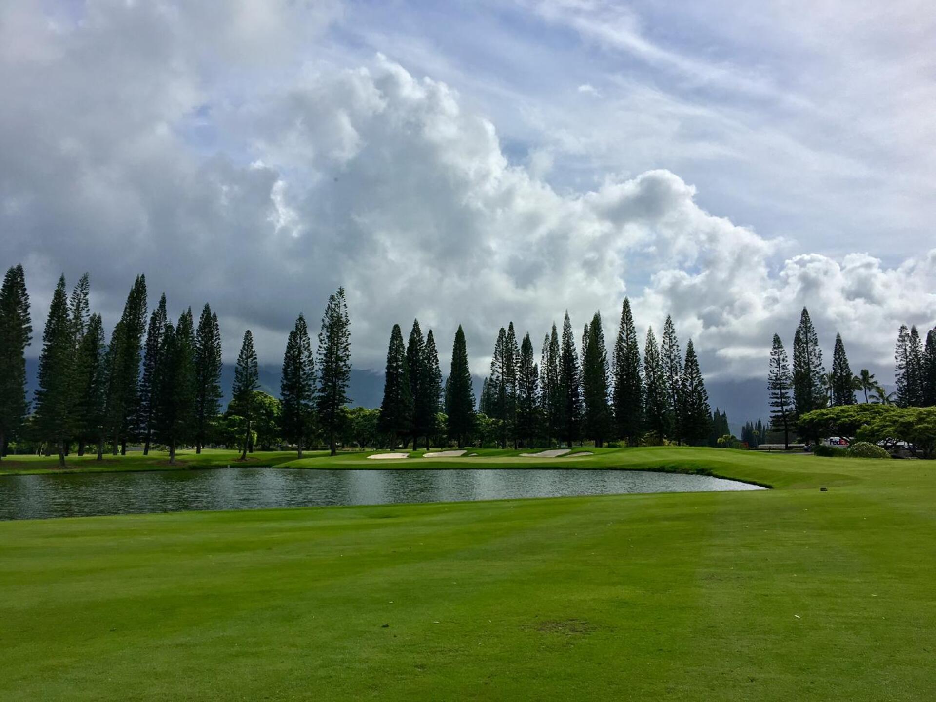 Approach view on par-5 18th hole. (Photo submitted by BrandonWebb on 06/07/2018)