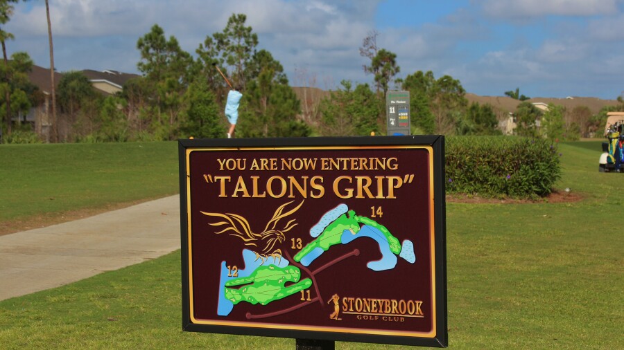 Stoneybrook Golf Course in Estero - hole 11