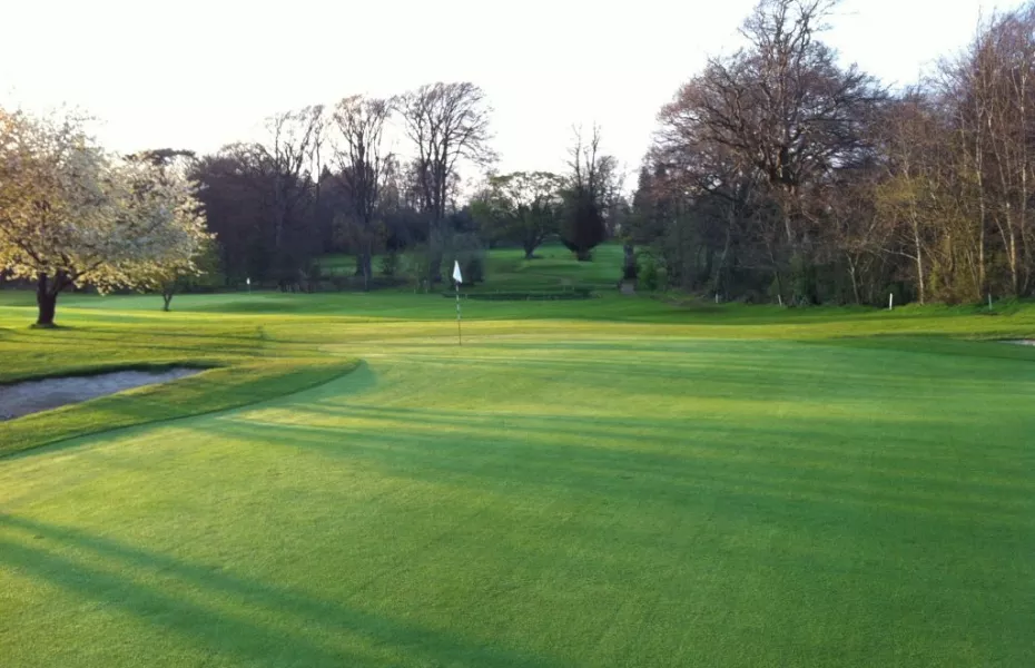 Gogarburn GC: immaculate greens