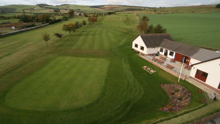 Duns GC: Aerial view