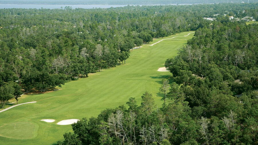 Hidden Creek GC: Aerial view