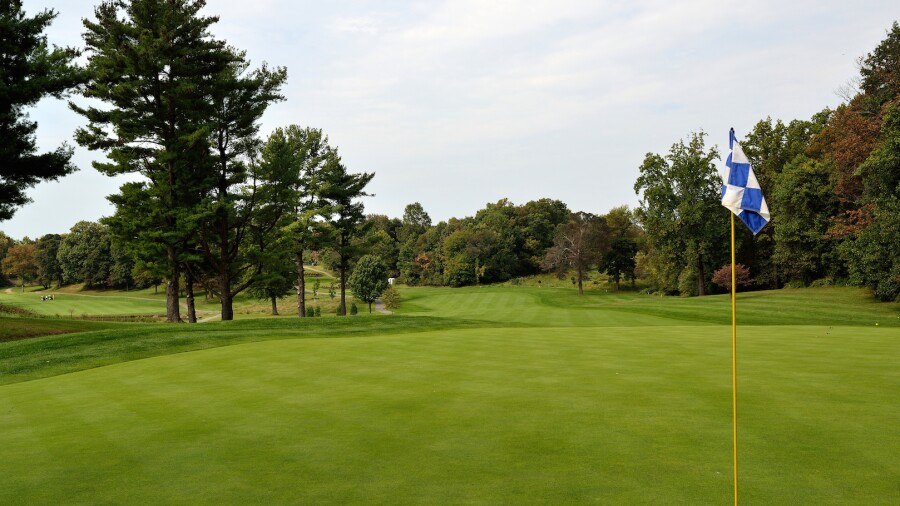 Turf Valley - Original golf course - 4th green