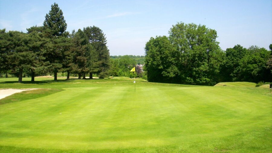 3rd green at Chipstead 
