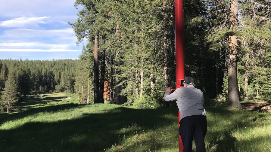 Tahoe Donner - periscope on hole 18