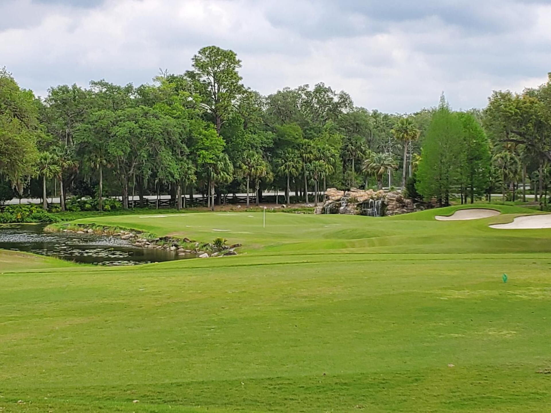 13th hole signature par 3. Waterfall in background. Gorgeous! (Photo submitted by Christophe3886879 on 04/13/2020)