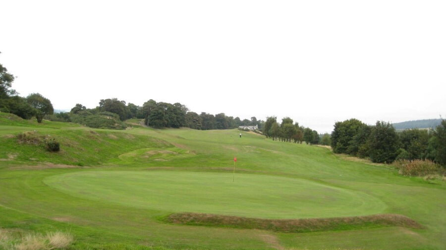17th green at St Deiniol
