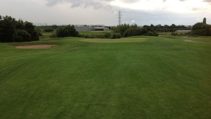 18th green at Waterfront
