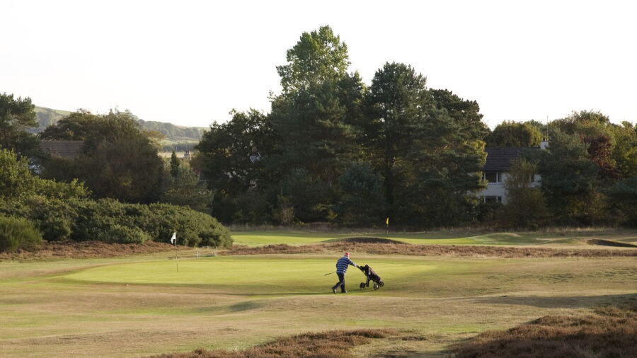 Troon Links - Fullarton's 3rd green