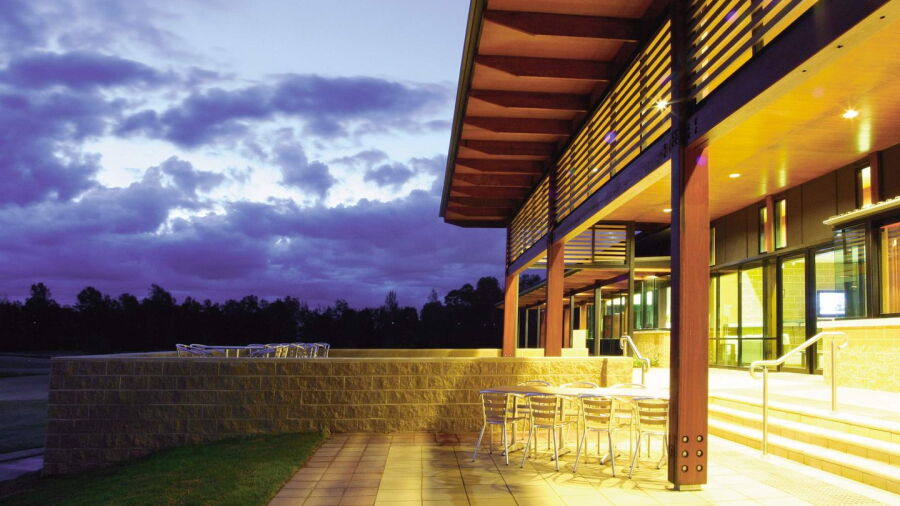 Twin Creeks' clubhouse