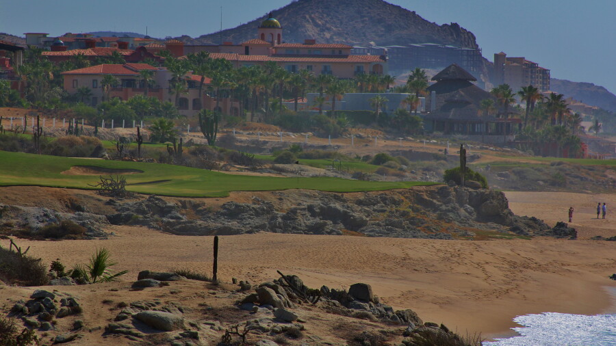 Ocean golf course at Cabo del Sol - 18th