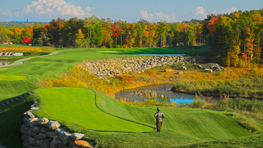 Nemacolin Woodlands Resort - Mystic Rock - fall colors 