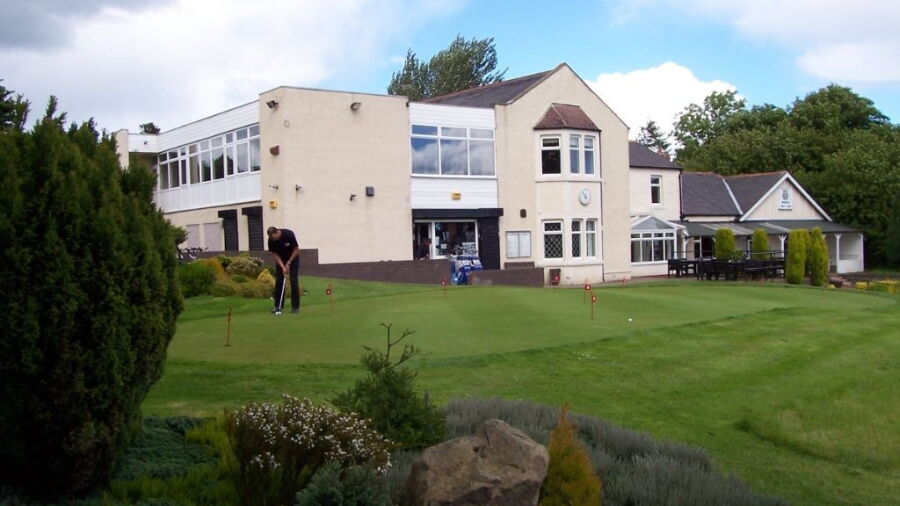 The clubhouse at Morpeth Golf Club