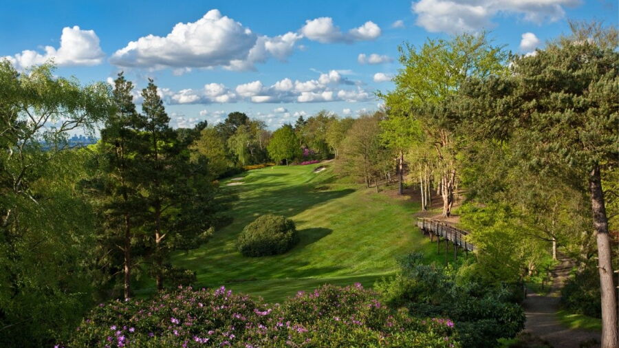 13th green at Addington