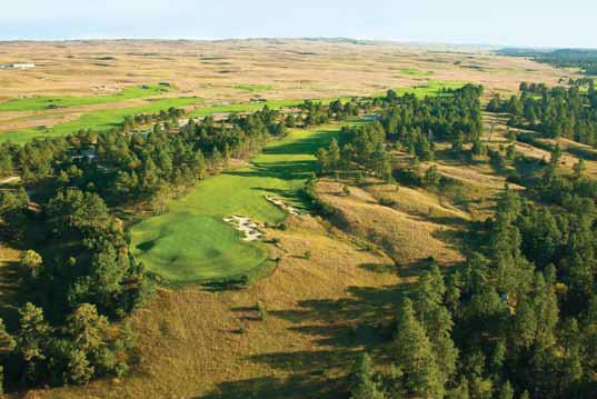 Graham Marsh’s Pines Course alternatives between open prairie and tree-lined holes