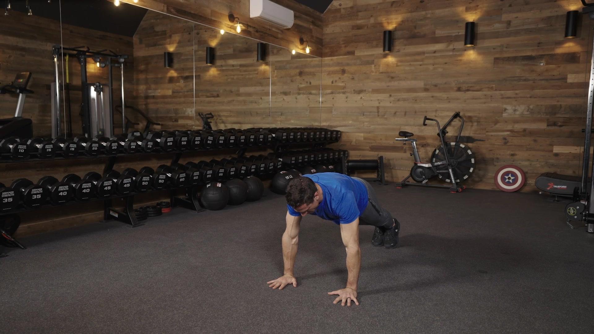 Plank Walkout for Flexibility
