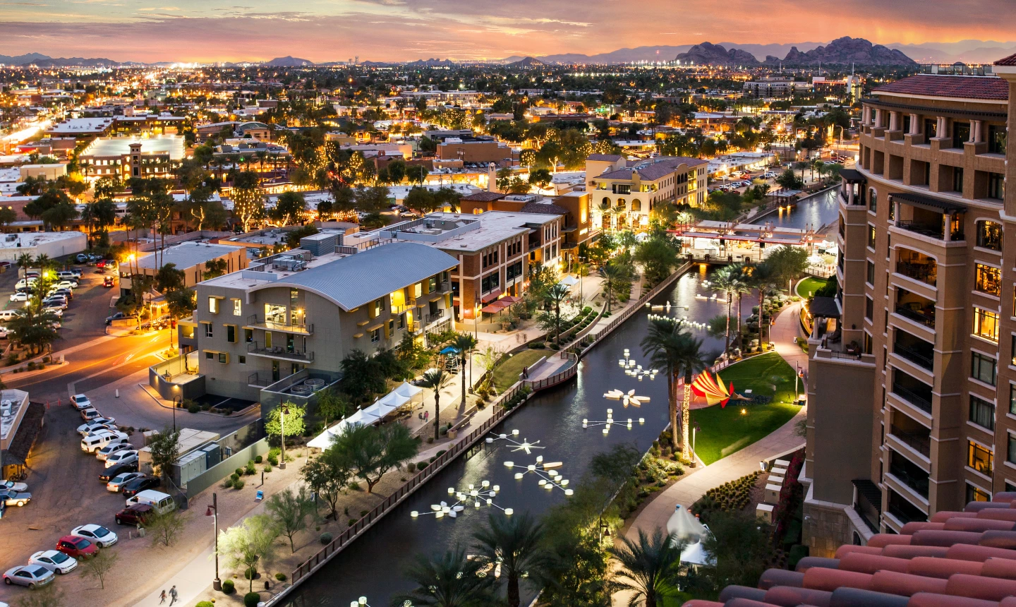 Waterfront Canal in Scottsdale