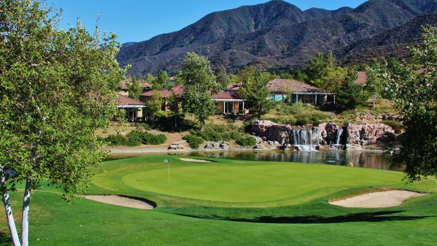 Glen Ivy Golf Club - water features 