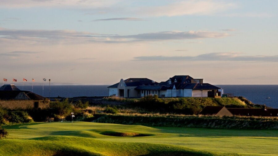 9th hole on the Craighead Links