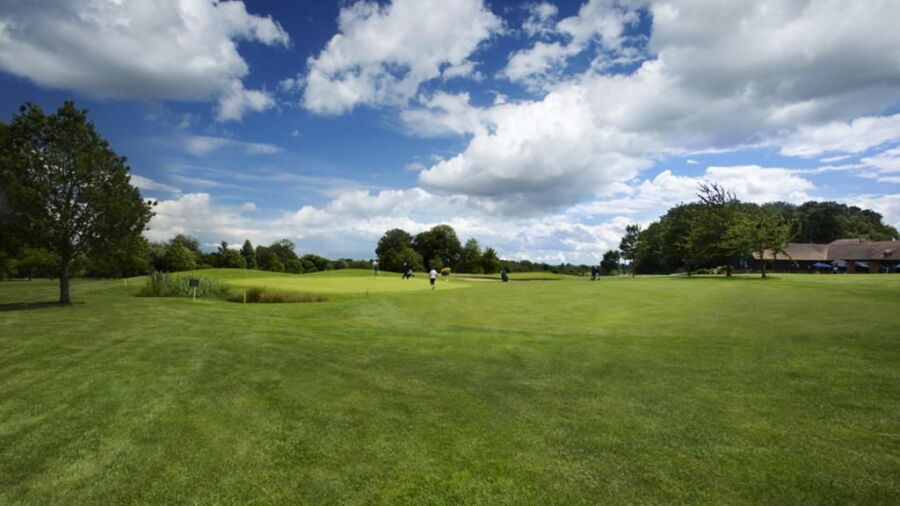 18th green at The Club at Mapledurham