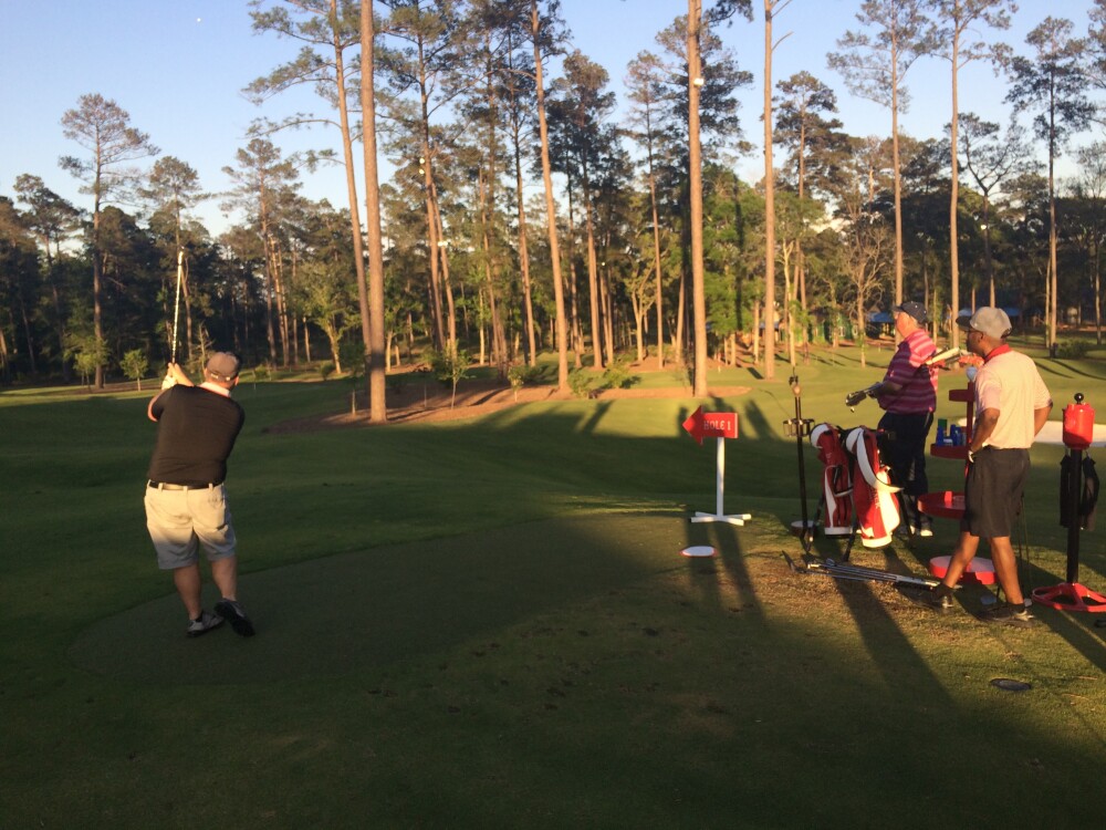 Golf group at Bluejack national
