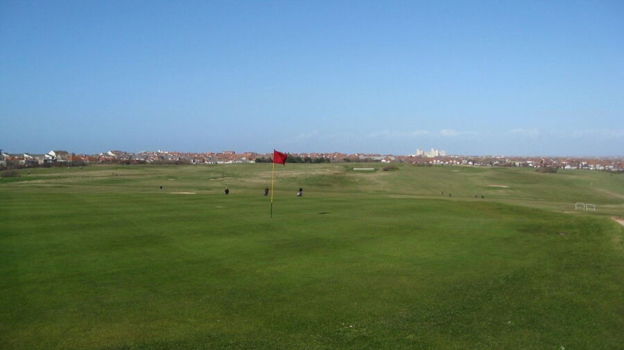 18th green at Blackpool North Shore