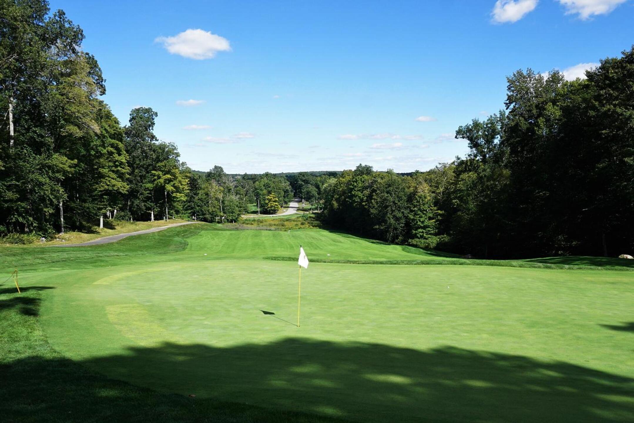 The second, par-4, 409. A stern, uphill, tee-to-green test on a hole that plays longer than its yardage. (Photo submitted by AptlyLinked on 09/21/2021)