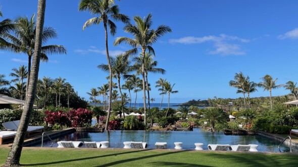 Kukui'ula lawn view