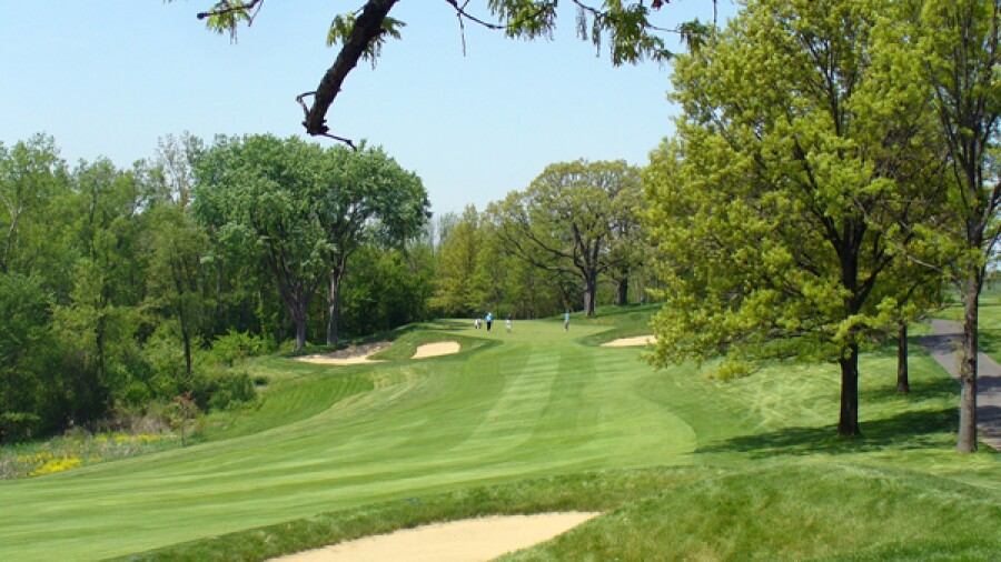 Dubsdread golf course at Cog Hill - hole 16