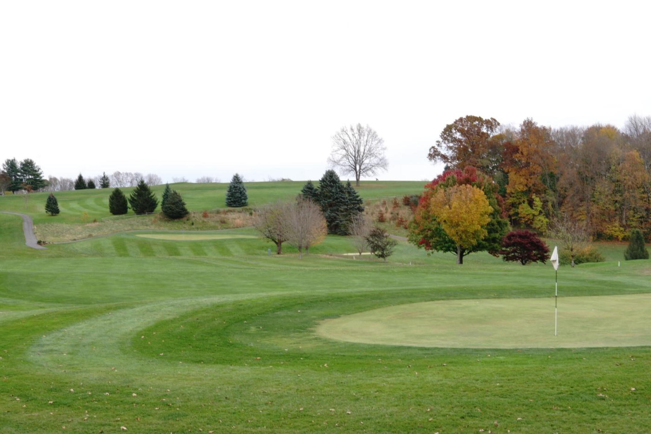 From behind the ninth green after the round, I often think about shots I missed rather than successful ones. Such is golf. (Photo submitted by AptlyLinked on 11/07/2023)