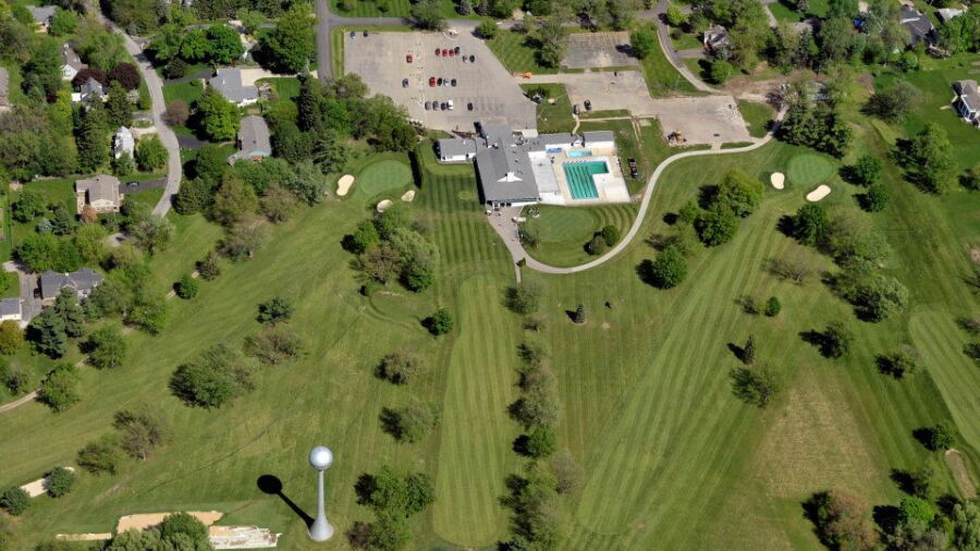 Edge GC: Aerial view