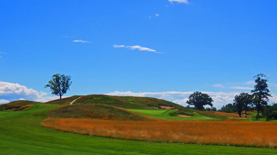 Erin Hills golf course - No. 14