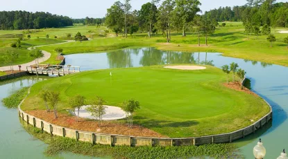 Koasati Pines At Coushatta: Island green