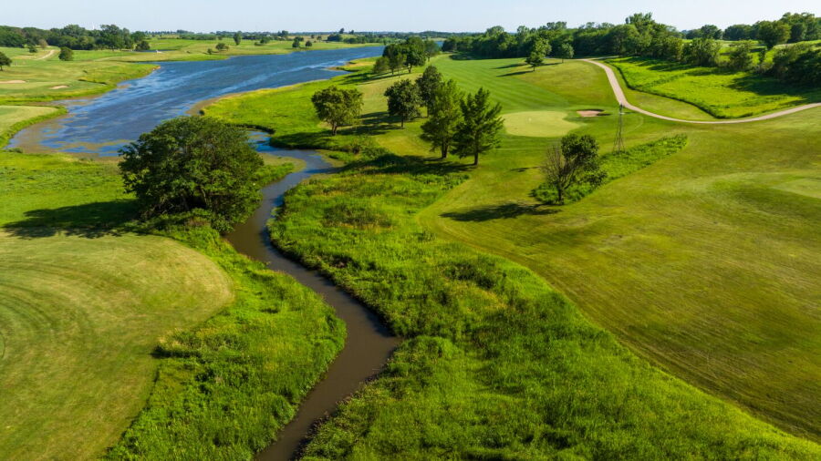 Mozingo Lake Recreation: Aerial