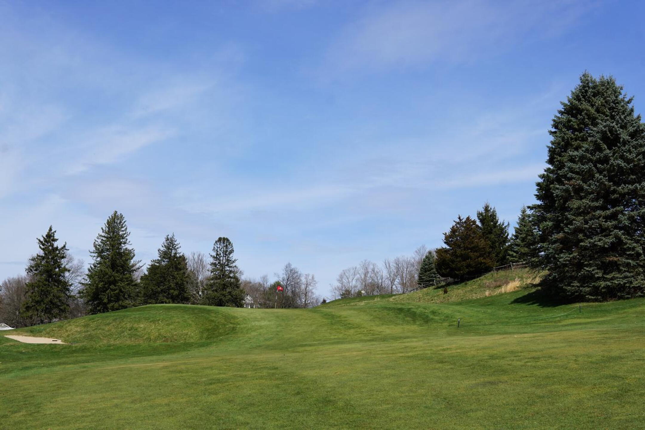 The eighth may be the best hole of the nine here. It also carries the number 1 handicap index. (Photo submitted by AptlyLinked on 04/13/2023)