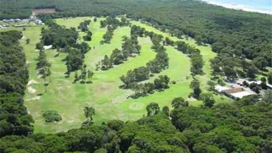 Iluka GC: Aerial view